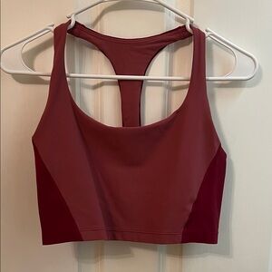Athleta Red Sports Bra Tank